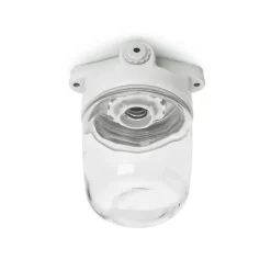 Applique de plafond en porcelaine blanche 100W