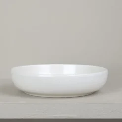 Assiette creuse en grès naturel