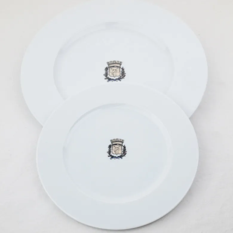 Assiette à dessert blanche Maison Empereur Ø20 cm