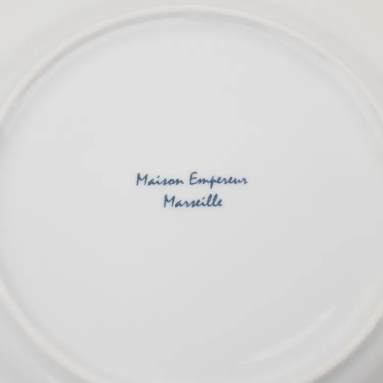 Assiette à dessert blanche Maison Empereur Ø20 cm