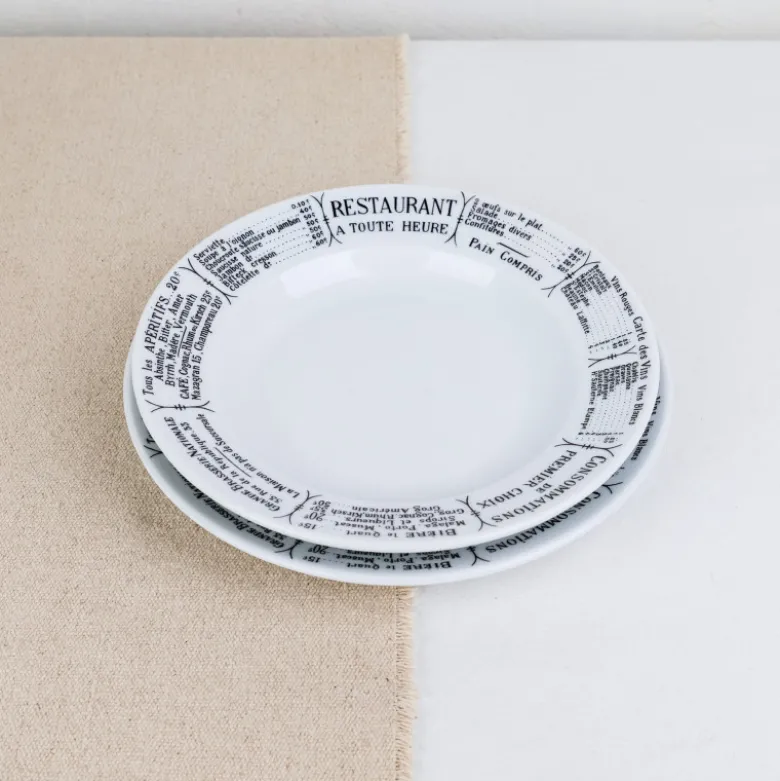 Assiette plate brasserie