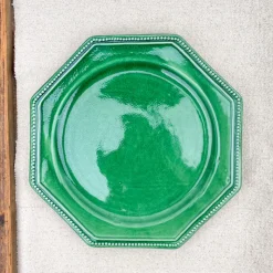 Assiette plate Louis XVI Perlé Pichon