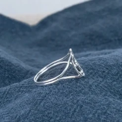 Bague fine Croix de Camargue argent