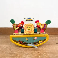 Bascule avec poules mécanique