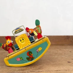 Bascule avec poules mécanique