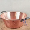 Bassine à confiture en cuivre pour induction