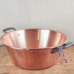 Bassine à confiture en cuivre pour induction