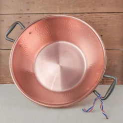 Bassine à confiture en cuivre pour induction