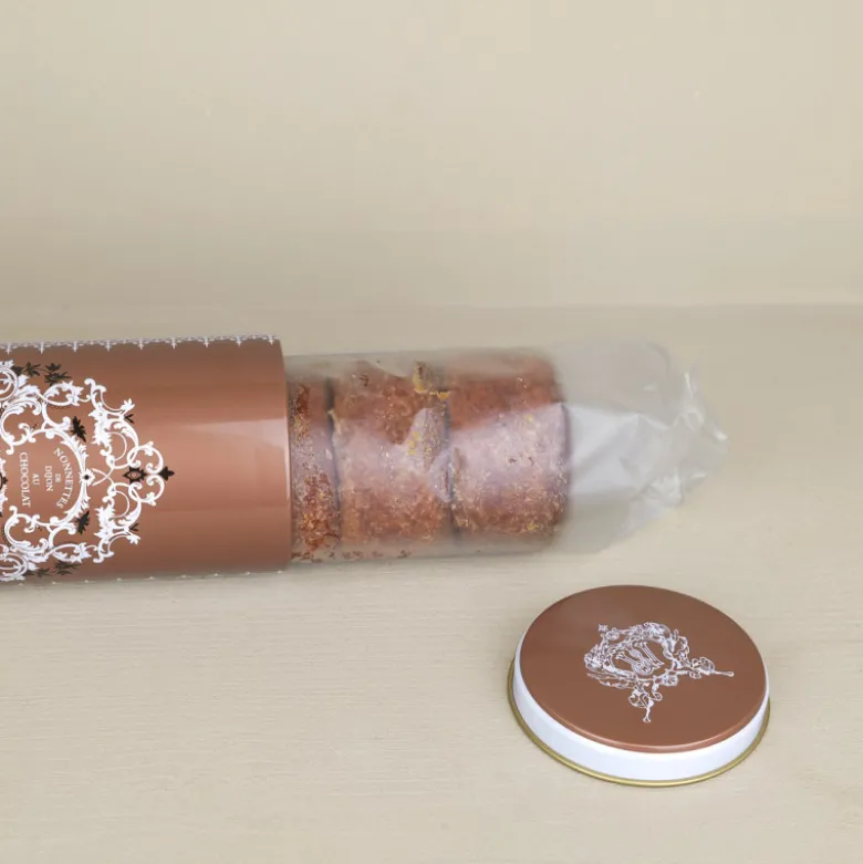Boîte en fer de 6 Nonnettes au chocolat