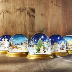 Boule à neige anges de noël