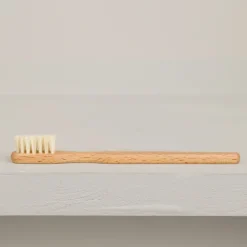 Brosse à dents enfant bois et soie