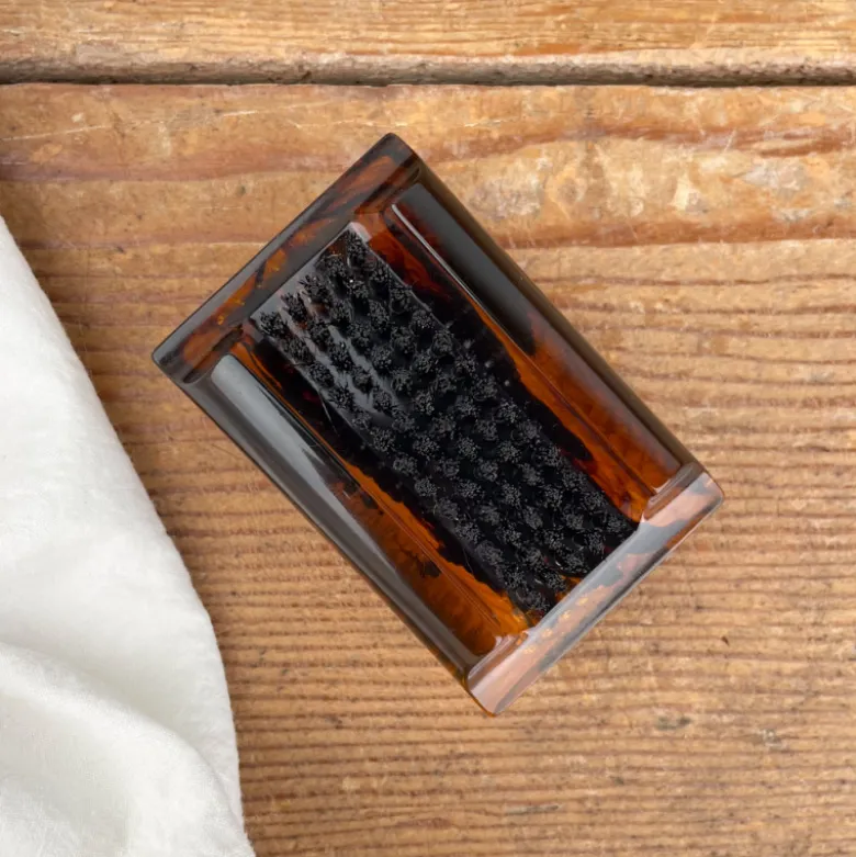 Brosse à Ongles en Poils de Sanglier et écailles