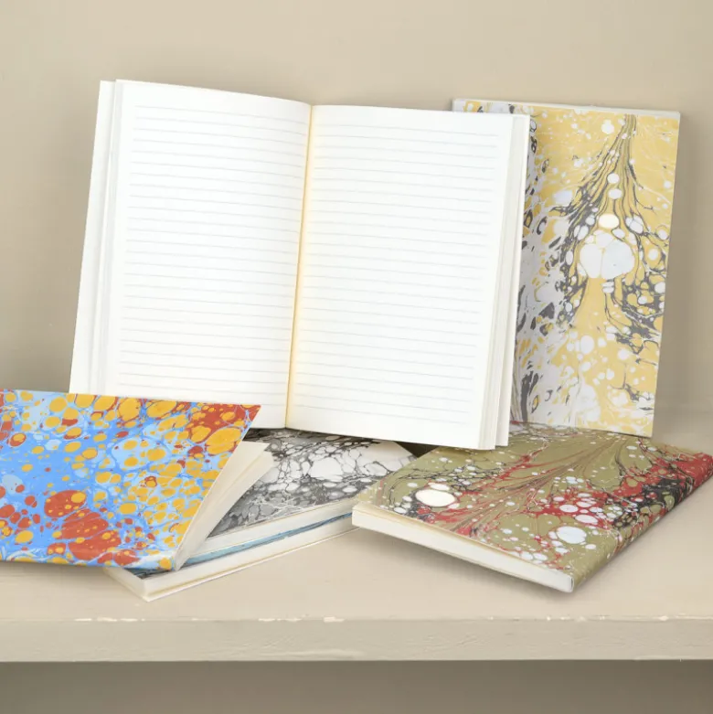 Carnet A5 en papier marbré