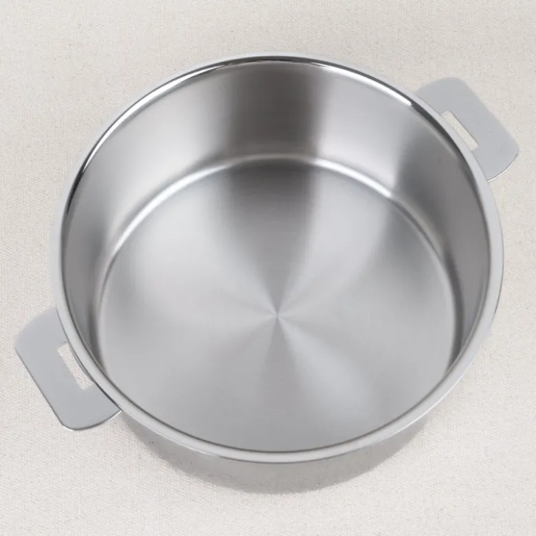 Casserole inox mutine amovible