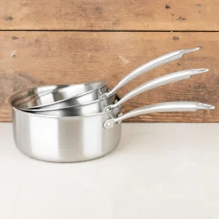 Casserole tricouche en inox