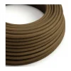 Câble luminaire rond Marron Espresso