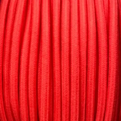 Câble luminaire rond rouge
