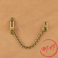 Chaîne de porte en laiton poli