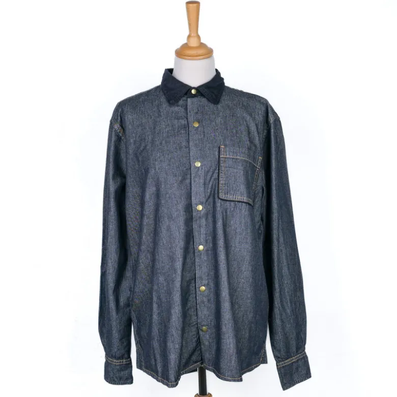 Chemise en jean et velours côtelé