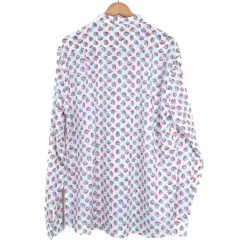 Chemise provençale fleurs de laurier