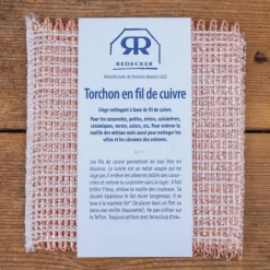 Chiffon en fils de cuivre