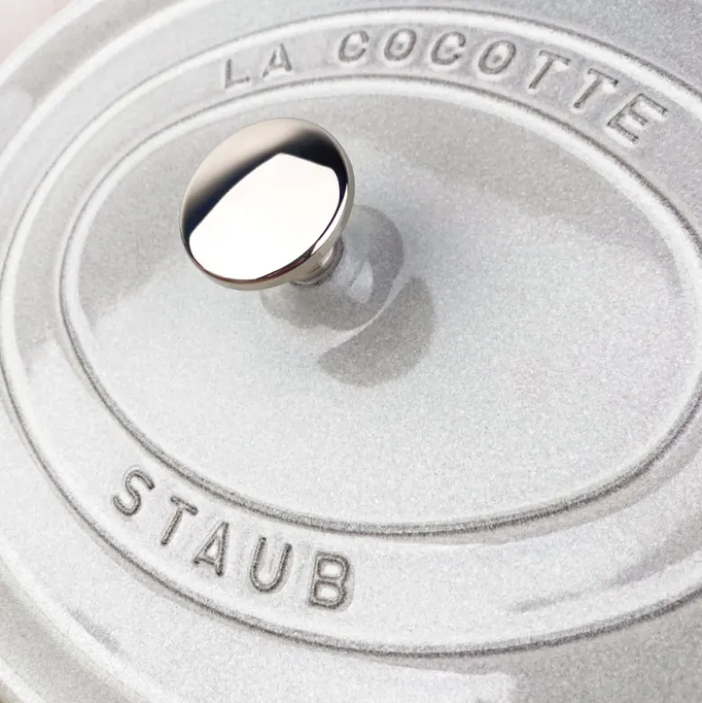 Cocotte en fonte ovale truffe blanche