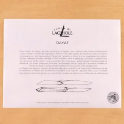 Coffret de 6 couteaux de table Dayat Laguiole