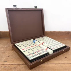Coffret de Mahjong ronce de Noyer