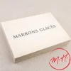 Coffret en bois 8 marrons glacés