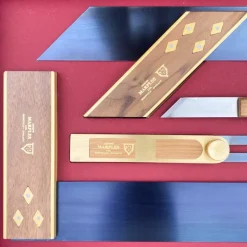 Coffret luxe 5 outils de menuiserie