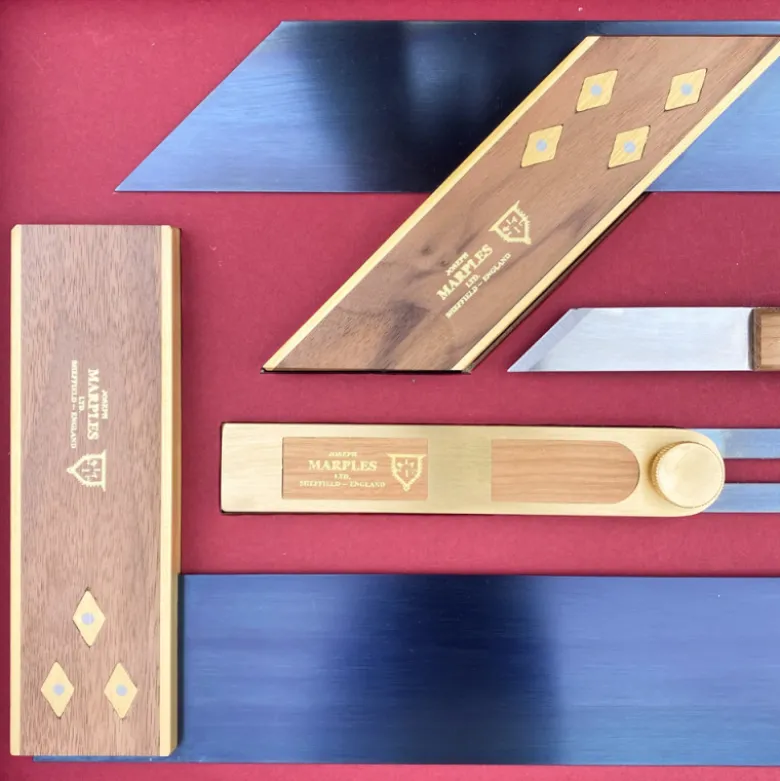 Coffret luxe 5 outils de menuiserie