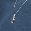 Collier croix de Camargue en argent