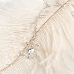 Collier grande Croix de Camargue argent