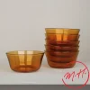 6 coupelles Lys Duralex - Vermeil