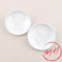 Coupelles Mistral & Arlésienne unie Blanc