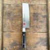 Couteau japonais Nakiri lame damas
