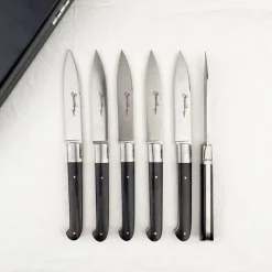 6 couteaux de table Sauveterre ébène