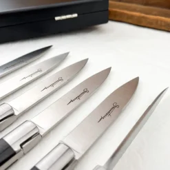 6 couteaux de table Sauveterre ébène