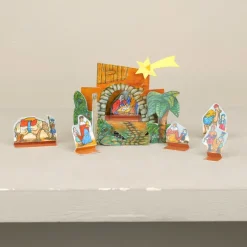 Crèche de Noël miniature à assembler