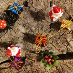 Décor Bûche de Noël