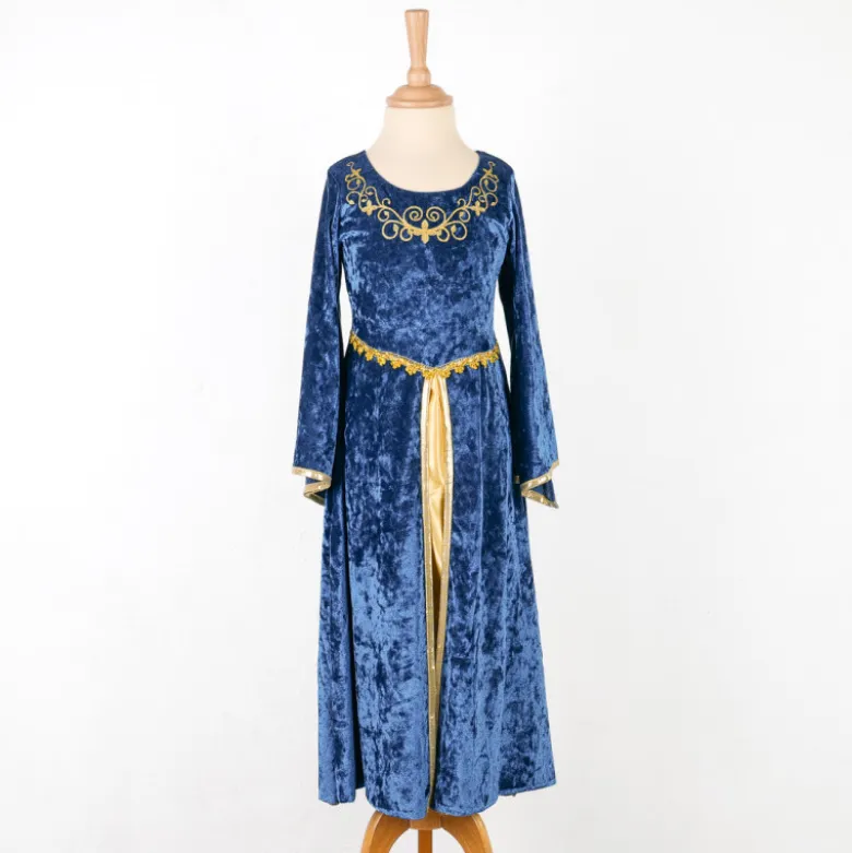 Déguisement robe Guenièvre bleue