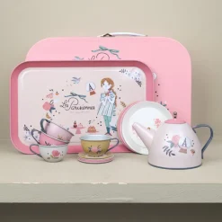 Dinette à thé dans sa valise