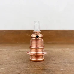 Douille E14 en métal double bague
