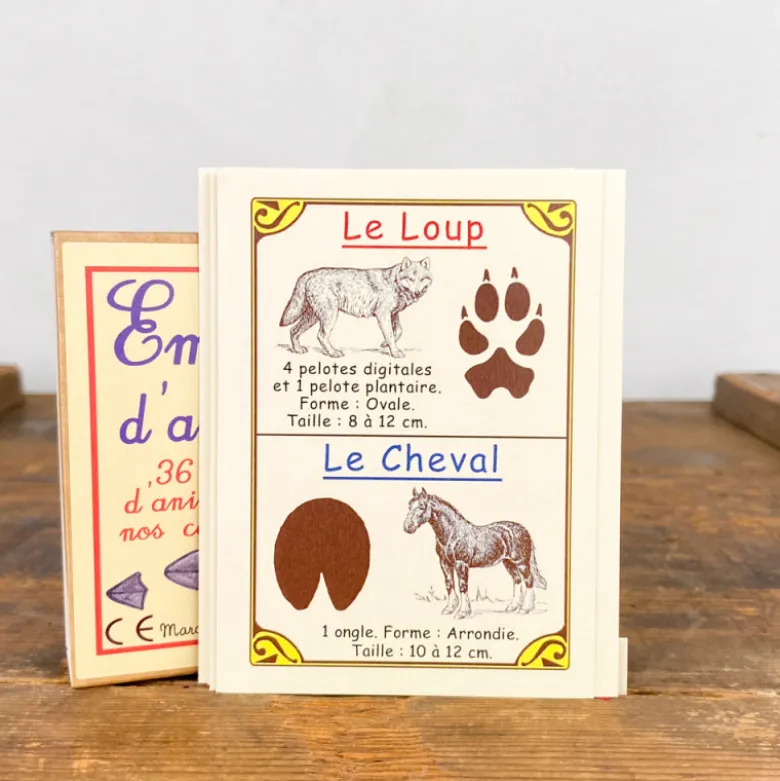 36 empreintes d'animaux