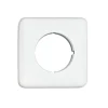 Enjoliveur carré duroplast blanc
