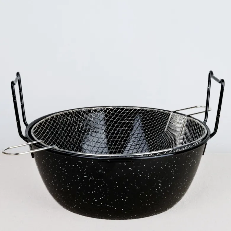 Friteuse en fer émaillé induction