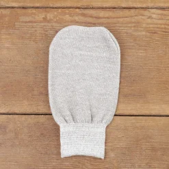 Gant de hammam lin en coton bio