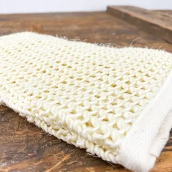Gant de massage à sec en sisal