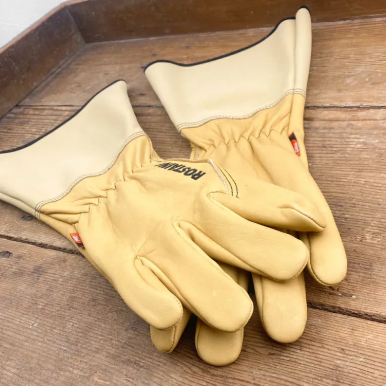 Gants longs de rosiériste