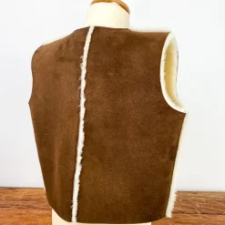 Gilet de berger en peau d'agneau